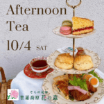 【10月4日】アフタヌーンティー《そらの花畑世羅高原花の森》